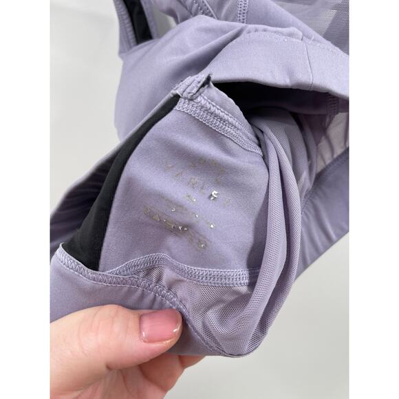 VARLEY Pale Purple Mesh Sports Bra Size Extra Small - Picture 6 of 6
